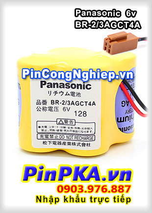 Pin Lithium Panasonic BR-2/3AGCT4A 2400mAh 6V
